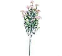 HavenlyCove Realistic Appearance Fake Baby's Breath Arrangement for Table Centerpiece Shelf Display or Nook Accent (Pink)