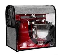 HavenlyCove Stand Mixer Dust Cover, for with Storage Pockets, Waterproof Oxford Cloth Protective Cover, Machine Washable Blender Cover, Anti-Dust Kitchen Appliance Protection, Grey