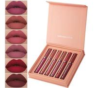 Havenlyn The Everlasting Liquid Lipstick Matte Set Of 6, Havenlyn Everlasting Liquid Lipstick Matte, Waterproof Lipstick Gift Sets For Women (Autumn Winter Set)