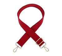 Haveratio 55in Handbag Shoulder Strap Replacement Woven Strap for DIY Purse Crossbody Bag Messenger Bag Adjsutable Strap with Hook Red Wine