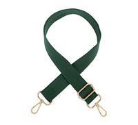 Haveratio 55in Handbag Shoulder Strap Replacement Woven Strap for DIY Purse Crossbody Bag Messenger Bag Adjsutable Strap with Hook Dark green