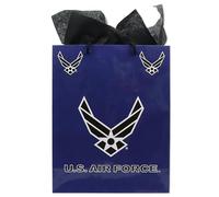 Havercamp U.S. Air Force Themed Gift Bag - 1 Pc. - Officially Licensed - 10”w x 12”h x 4.25”deep