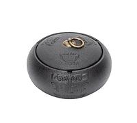 HAVERN Ashtray with Lid Creativity Vintage Family Windproof Office Desktop Decorate(A)