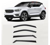 HAVERN Car Front Rear Wind Deflectors for Volvo XC40, Car Side Window Air Deflectors, Sun Visors Deflector Rain Smoke Guards