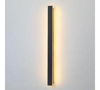 HAvern Wall Sconce LED Linear Wall Lamp Matte Black Wall Light Background Wall Decorative Wall Sconces Wall Mount Light with Acrylic Indoor/Outdoor Lighting Fixtures for Living Room Resta