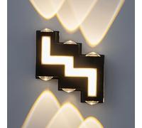 HAvern Wall Sconce, Wall Light Multi-Head Lighting Outdoor Wall Light Creative Durable Aluminum Wall Washer Lamp Modern IP65 Waterproof LED Decor Wall Sconce for Corridor Stairs Porch Wal