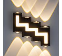 HAvern Wall Sconce, Wall Light Multi-Head Lighting Outdoor Wall Light Creative Durable Aluminum Wall Washer Lamp Modern IP65 Waterproof LED Decor Wall Sconce for Corridor Stairs Porch Wal