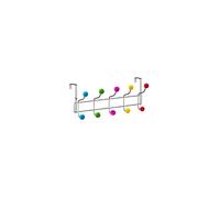Havey Duty Multi Colours Over Door Hooks Hat Coat Hooks Rack Hanger Hangers Clothes Towel Organiser Home Bath (10 Hooks)