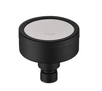 Havilah Pressurized Shower Head - Removable and Washable 304 Stainless Steel Round Pressurized Top Spray Shower Head, Size: 80mm(Black)