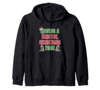 Having A Bristol Christmas Time Family Reunion Name Zip Hoodie