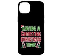 Having A Christine Christmas Time Family Reunion Name Case for iPhone 14 Plus