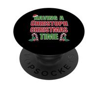 Having A Christopher Christmas Time Family Reunion Name PopSockets Adhesive PopGrip