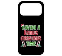 Having A Darius Christmas Time Family Reunion Name Case for iPhone 17 Pro Max