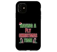 Having A Fly Christmas Time Family Reunion Name Case for iPhone 11