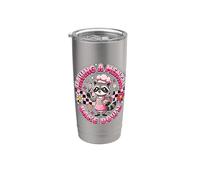 Having A Mental Bake Down Funny Raccoon Baker Baking Lover Stainless Steel Insulated Tumbler