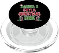Having A Skyla Christmas Time Family Reunion Name PopSockets PopGrip for MagSafe