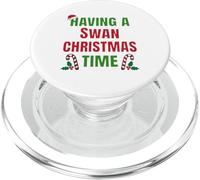Having A Swan Christmas Time Family Reunion Name PopSockets PopGrip for MagSafe