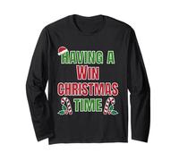 Having A Win Christmas Time Family Reunion Name Long Sleeve T-Shirt