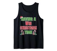 Having A Win Christmas Time Family Reunion Name Tank Top