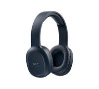 HAVIT H2590BT PRO Bluetooth Headphones Over Ear - Multifunctional Headset with BT/MicroSD/TF Card/FM/Aux Input, Wireless Headphones with Mic, Foldable & Lightweight, 4+ Hrs Playtime - Blue