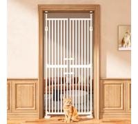 HAVLOTII 180cm Extra Tall Cat Gate, Pressure Fit, No-Drill Pet Gate Indoors | 3.5cm Bar Spacing, Adjusts 186-248CM Height & 84-95CM Wide for Stairs, Doorways, Hallways, Kitchen, Bedroom - Easy to Set Up
