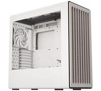 HAVN BF 360 Premium Mid Tower ATX PC Case, Tempered Glass, High-Airflow Mesh Front - White