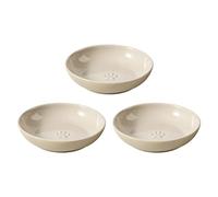 Havniva 5.7'' Ceramics Wide Whisker Friendly Cat Dishes, Set of 3 Ceramics Cats Bowls, Indoor Kitten Feeding Food& Water Dish to Prevent Whisker Fatigue(3 Pcs)