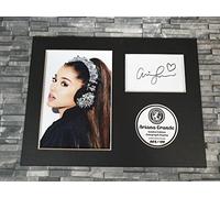 Havoc Ariana Grande Limited Edition Signed Autograph Display - 8x6 Inches - Mounted and Ready to be Framed - V1 White