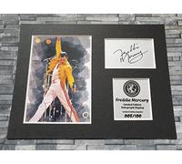 Havoc Freddie Mercury - Queen- Limited Edition Signed Autograph Display - Mounted and Ready to be Framed