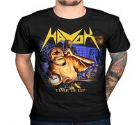 Havok Time is Up T Shirt Candlelight Records Trash Metal Black Short Sleeve Tee Tops Design Printed T Shirt Harajuku Cartoon T Shirts Black XL