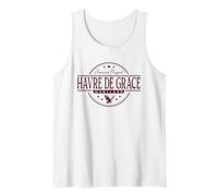 Havre de Grace Maryland - Havre de Grace MD Label Tank Top