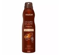 HAWAIAN OIL SPRAY 177ml SPF 15 - Dry Oil Spray - Waterproof SPF 15 UVA + UVB Protection Sun Spray, Fast Absorbing and non-sticky, with Tropical Fragrance and Hawaiian Inspired Botanicals