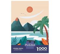Hawaii 1 1000 Piece Jigsaw Puzzle, Historic Square Architecture, Weekend Hobby, Matte Printed Jigsaw, Family Night Game for Families, 38x26cm/1000pcs
