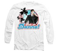 Hawaii 5-0 Book Em Danno Mens Long Sleeve T Shirt, White, XX-Large