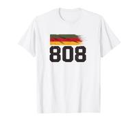 Hawaii 808 Area Code Hawaiian Pride Vintage Grunge T-Shirt
