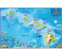 Hawaii Adventure Map Franko Maps Hawaiian Islands Laminated Poster