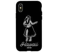 Hawaii Aloha Lei Hula Wahine Vintage Style Case for iPhone X/XS