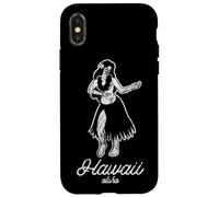 Hawaii Aloha Lei Hula Wahine Vintage Style Case for iPhone X/XS