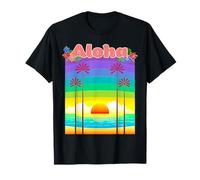 Hawaii Aloha Palm Trees Beach Holiday South Seas Souvenir T-Shirt