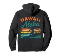 Hawaii Aloha Retro Vintage Surfing Paradise Tee Surf Life Pullover Hoodie