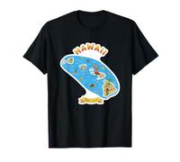 Hawaii Aloha Spirit Map Design for Beach Lovers T-Shirt