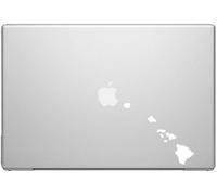 Hawaii Aloha State Kona Maui Surf Pride Decal Sticker - White 5" Vinyl Decal for Cars, Macbooks, and Other Laptops