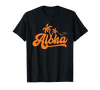Hawaii Aloha State-of Mind Retro Floral Tropical Sunny T-Shirt