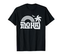 Hawaii Aloha State-of Mind Sunny Escape Retro Floral Holiday T-Shirt
