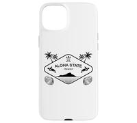 Hawaii Aloha State Sea Turtle Palm Trees Island Souvenir Case for iPhone 15 Plus