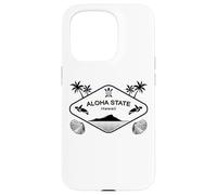 Hawaii Aloha State Sea Turtle Palm Trees Island Souvenir Case for iPhone 15 Pro