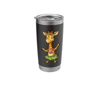 Hawaii Animal Haku Lei Hula Dance Aloha Giraffe Stainless Steel Insulated Tumbler