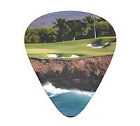 Hawaii Beach Golf Course Guitar Picks - Guitar Accessories - Guitar Picks For Acoustic Guitar Electric Guitar Bass Guitar For Men Women Professional Guitarist Musicians And Beginner