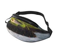 Hawaii Beach Golf Course Printed Personalized Waist Bag, Lightweight and Versatile Crossbody Bag for Everyday and Outdoor Adventures