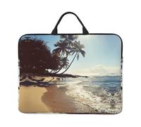 Hawaii Beach Print Laptop Carrying Case, Laptop Sleeve Case, Computer Bag, Traveling Computer Cover For 14 Inch